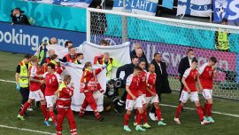 A Milli Takım futbolcularından ve kulüplerden Eriksen’e destek